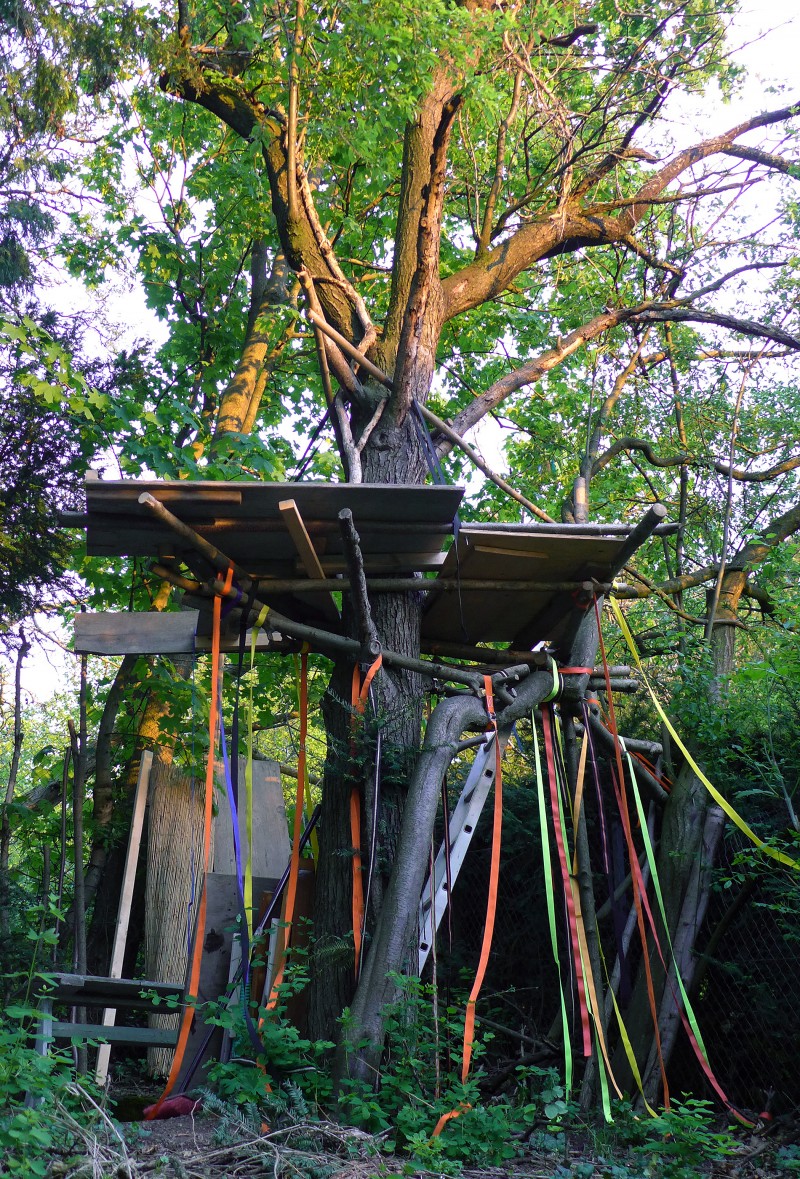 Hartmut Landauer,tree house,Baumhaus,2019