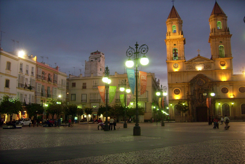 Cádiz,tower,Turm,torre,arte,plaza an Antonio,Hartmut Landauer