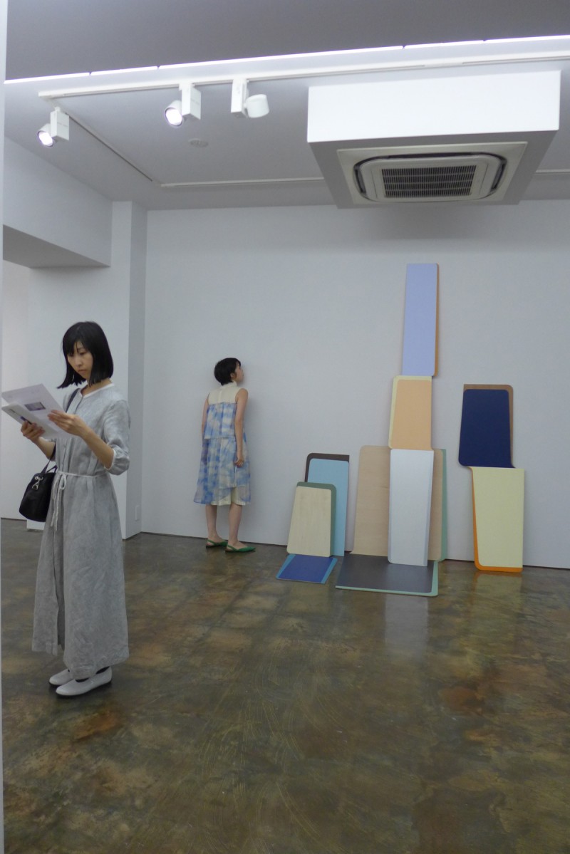 Hartmut Landauer,elements,Tokyo,gallery 38,installation,objects,painting,Malerei