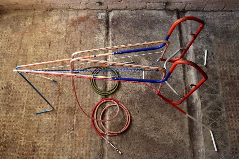 Hartmut Landauer,Bruno Nagel, Huehnerstallen,Installation,homeward,sprachbehausung