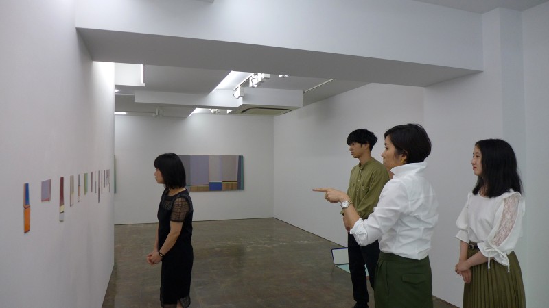 Hartmut Landauer,elements,Tokyo,gallery 38,installation,objects,painting,Malerei